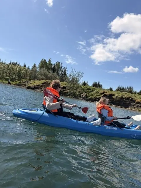 Ljósmynd af kajakferð